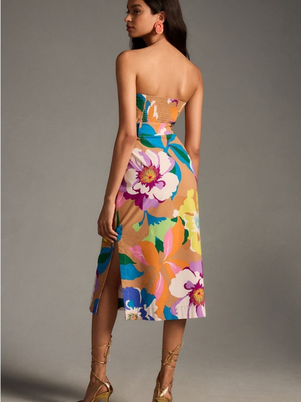 Maeve Strapless Belted Dress size Medium - Picture 12 of 15